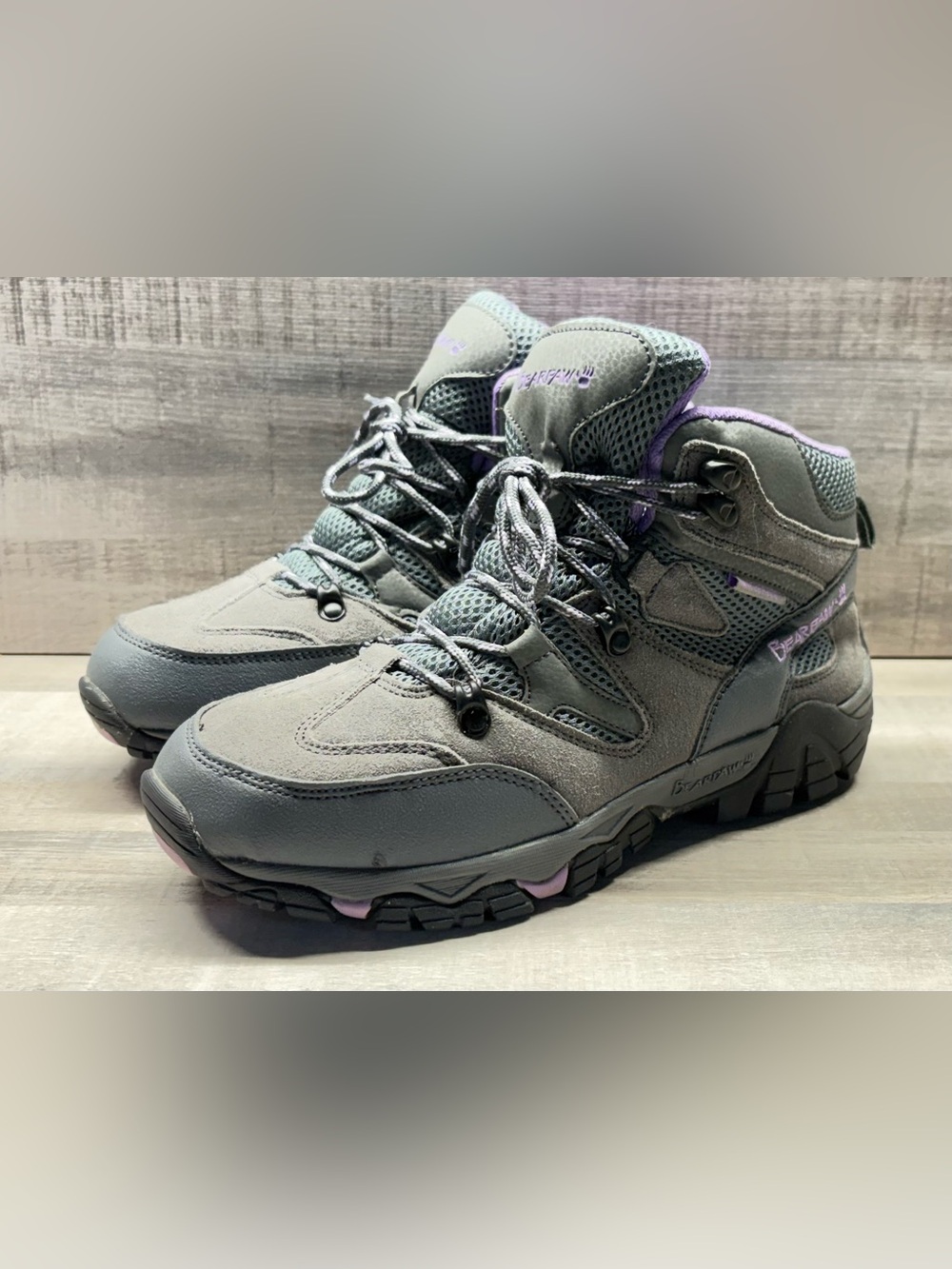 BEARPAW Corsica Womens Suede Waterproof Hiking Boots